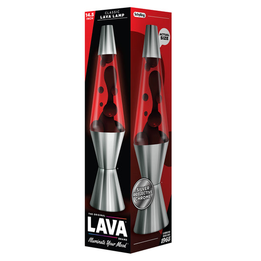 14.5″ LAVA LAMP CHROME PLATED CRIMSON - US 6192