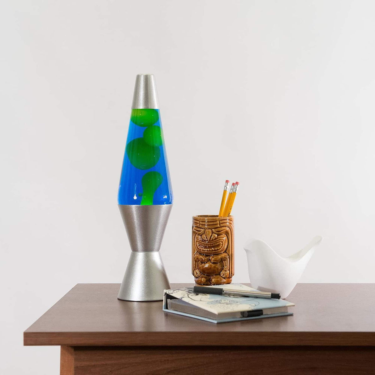 14.5” LAVA LAMP – YELLOW/BLUE/SILVER - US 5205