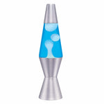 11.5″ LAVA LAMP – WHITE/BLUE/SILVER - US 0842