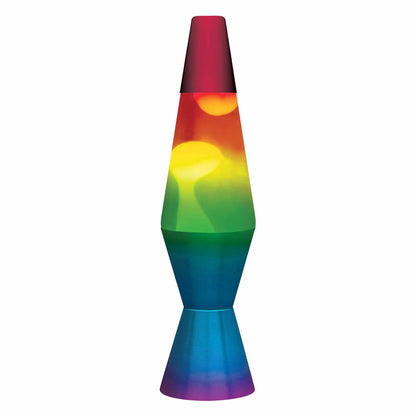 11.5″ LAVA LAMP RAINBOW – WHITE/TRICOLOR - US 9180