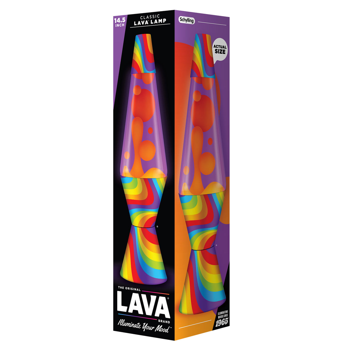 14.5″ LAVA LAMP FLOWING COLOR BANDS - US 4621