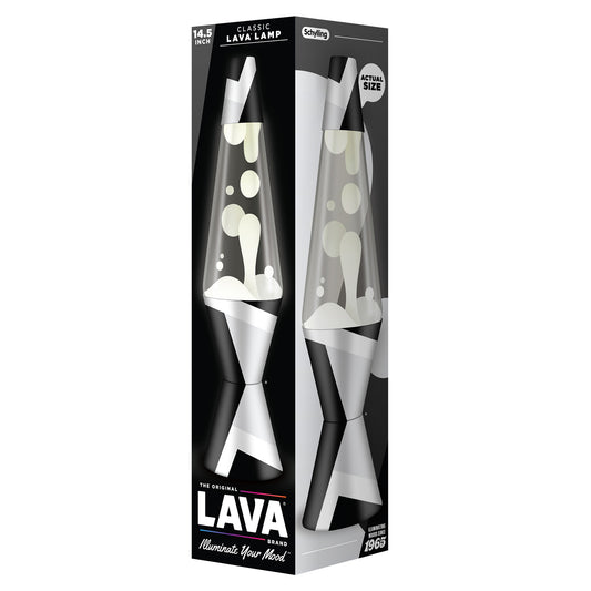 14.5″ LAVA LAMP POLYGONAL WHITE TONE - US 6197