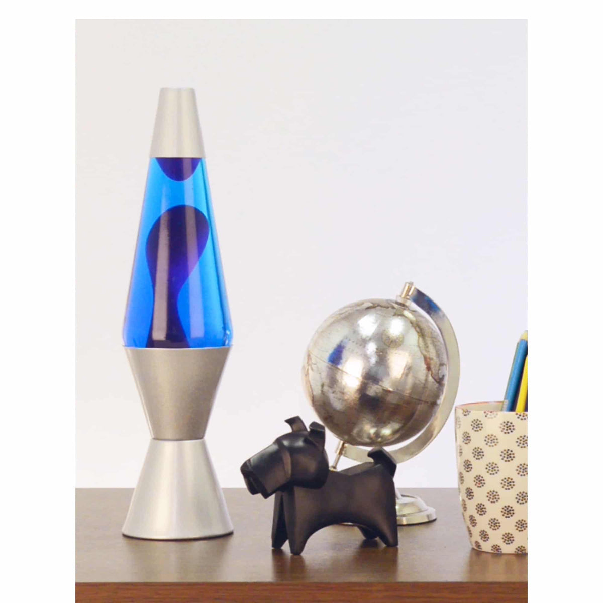 14.5″ LAVA LAMP – PURPLE/BLUE/SILVER - US 3648