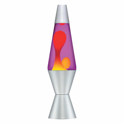 14.5” LAVA LAMP – YELLOW/PURPLE/SILVER - US 0858