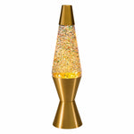 14.5″ LAVA LAMP RAINBOW GLITTER – CLEAR/GOLD - US 4757