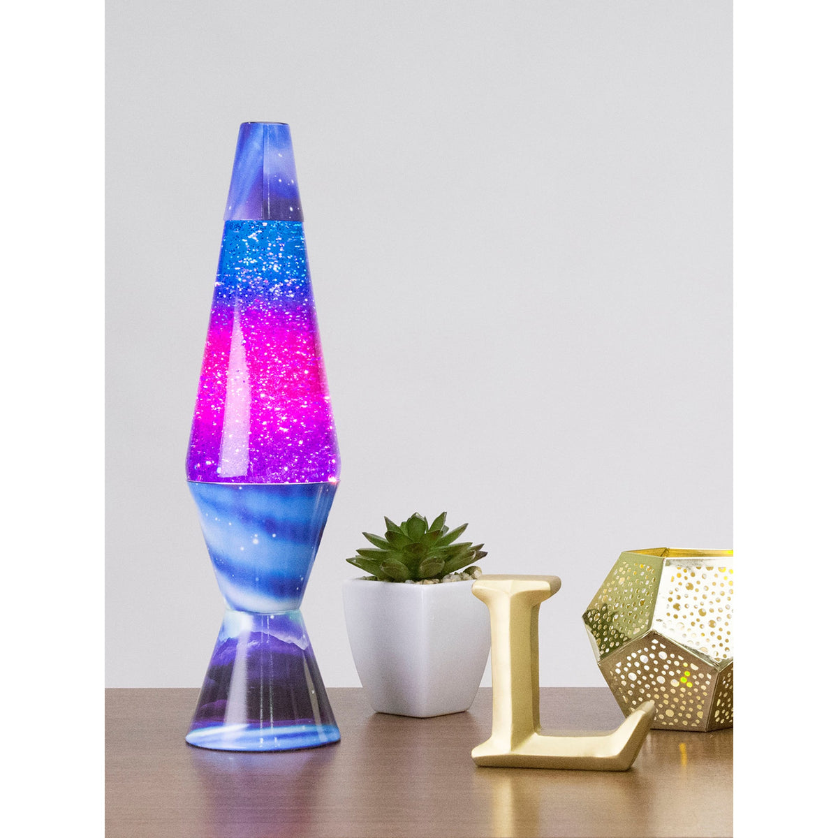 14.5″ LAVA LAMP COLORMAX NORTHERN LIGHTS – GLITTER - US 7426