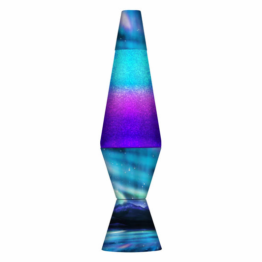 14.5″ LAVA LAMP COLORMAX NORTHERN LIGHTS – GLITTER - US 7426