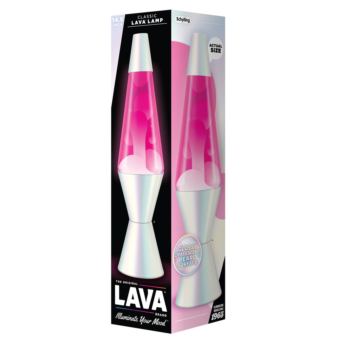 14.5″ LAVA LAMP OPALESCENT PEARL - US 9008