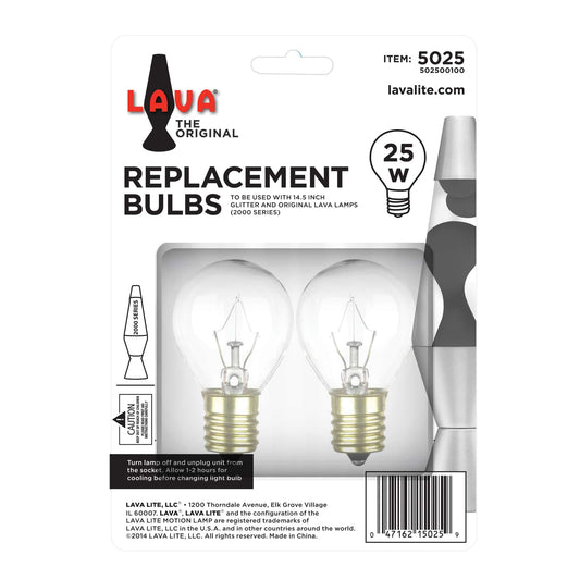 25W LAVA LAMP LIGHT BULB W/TRAY - US 7675