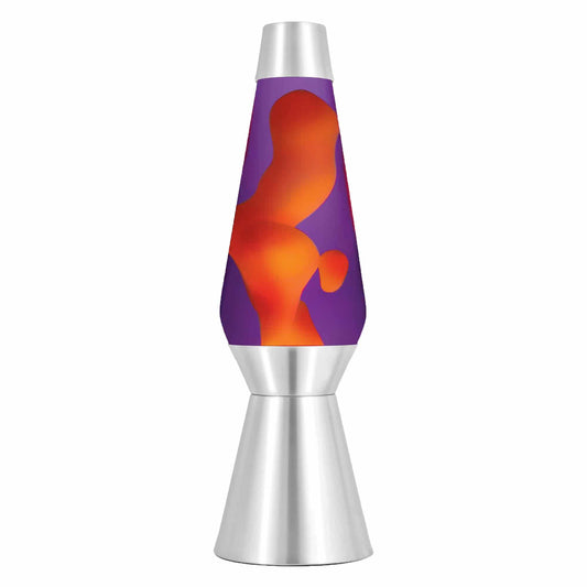 27″ LAVA LAMP GRANDE – YELLOW/PURPLE/SILVER - US 8361