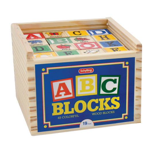 ALPHABET WOOD BLOCKS - US 1943