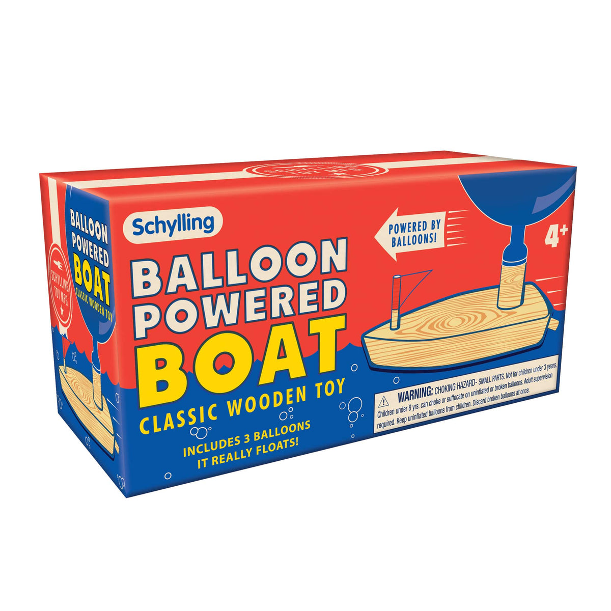 BALLOON POWERED BOAT - US 7604