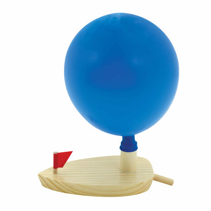 BALLOON POWERED BOAT - US 7604