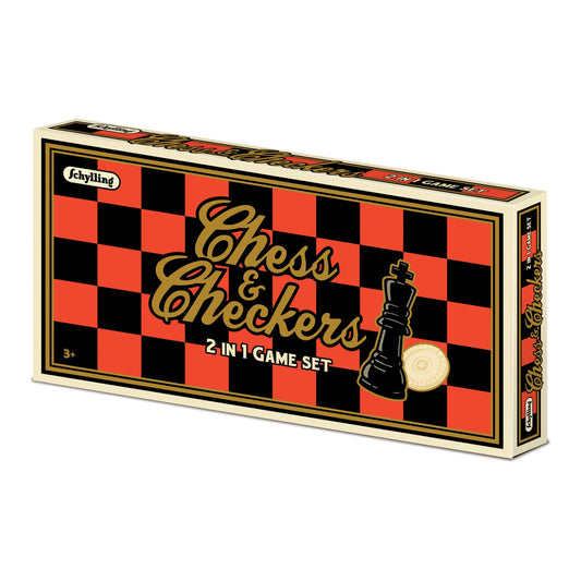 CHESS & CHECKERS SET - US 8701