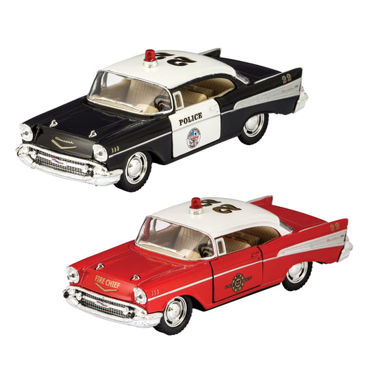 DIECAST FIRE/POLICE CHEVROLET BEL AIR - US 1215