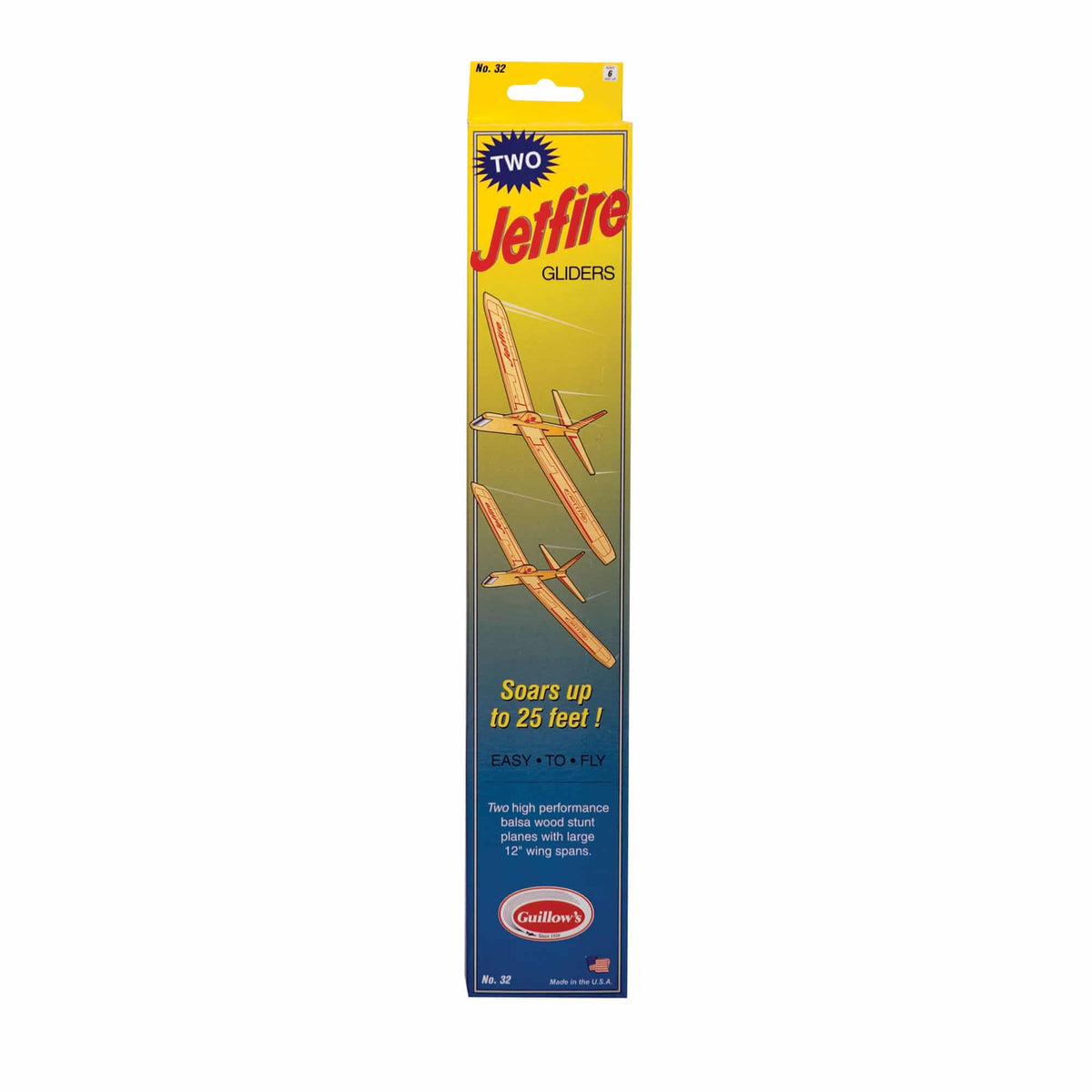 JET FIRE BALSA GLIDER BOXED - US 6897